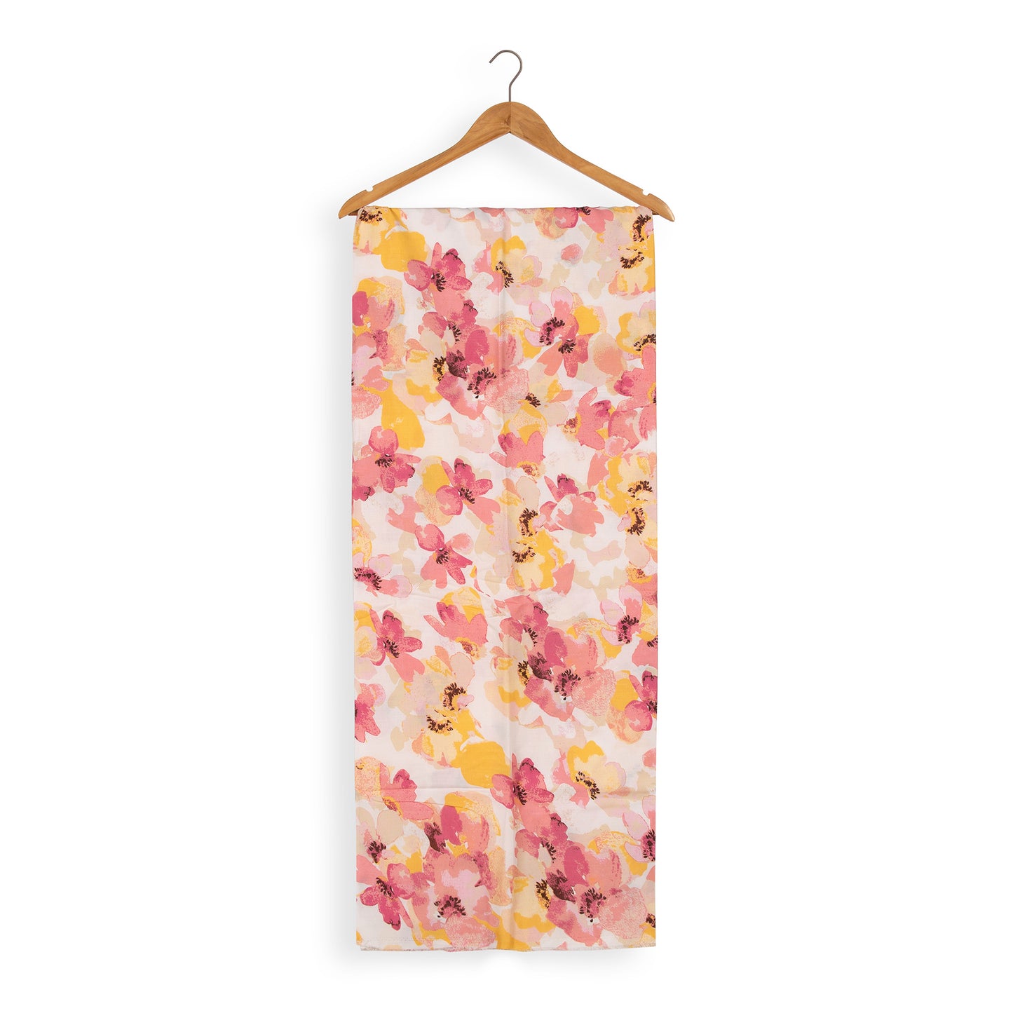 Vibrant Floral Unstitched Fabric for Custom Outfits