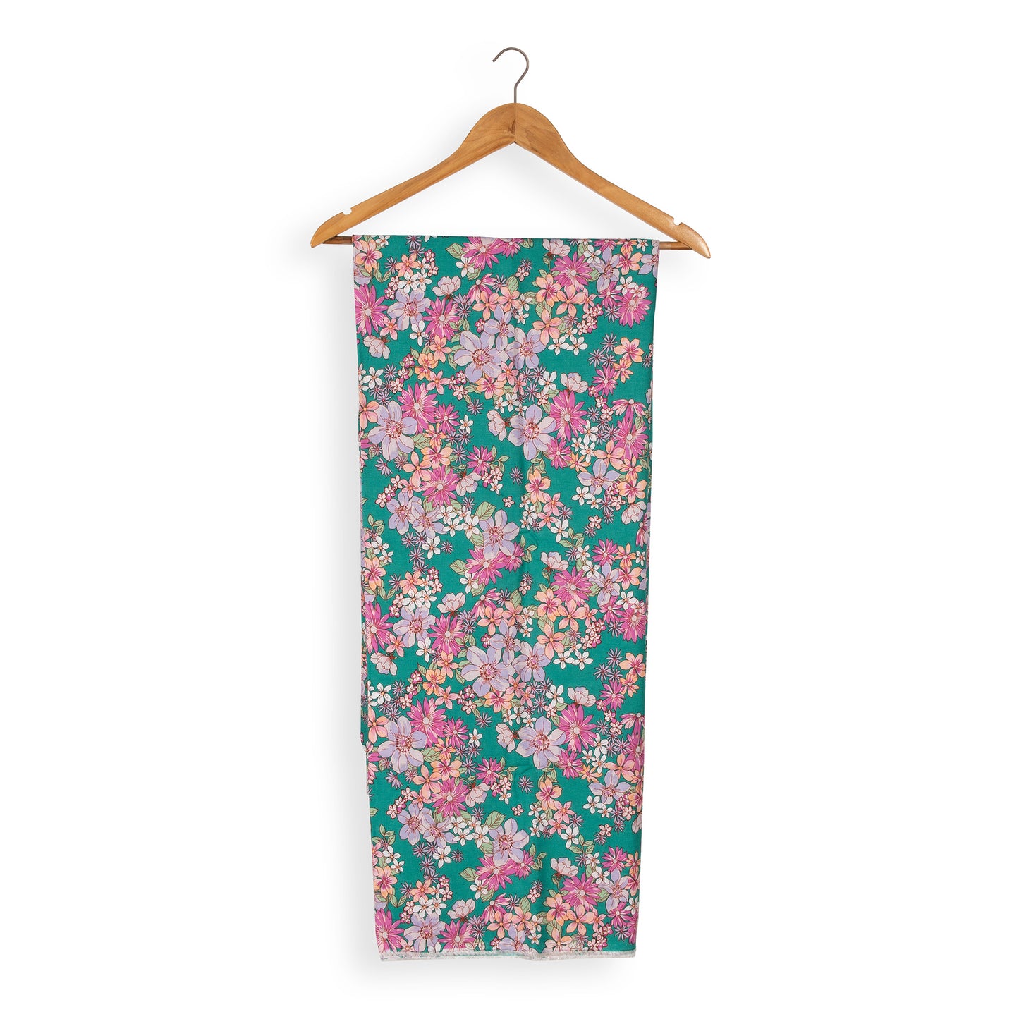 Lush Floral Printed Designer Fabric for Custom Outfits