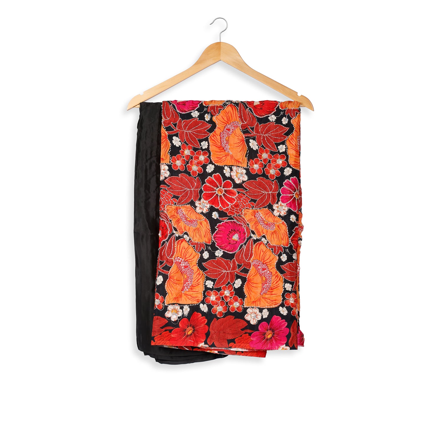 Kohinoor Noir Floral Embroidered Unstitched Suit Set