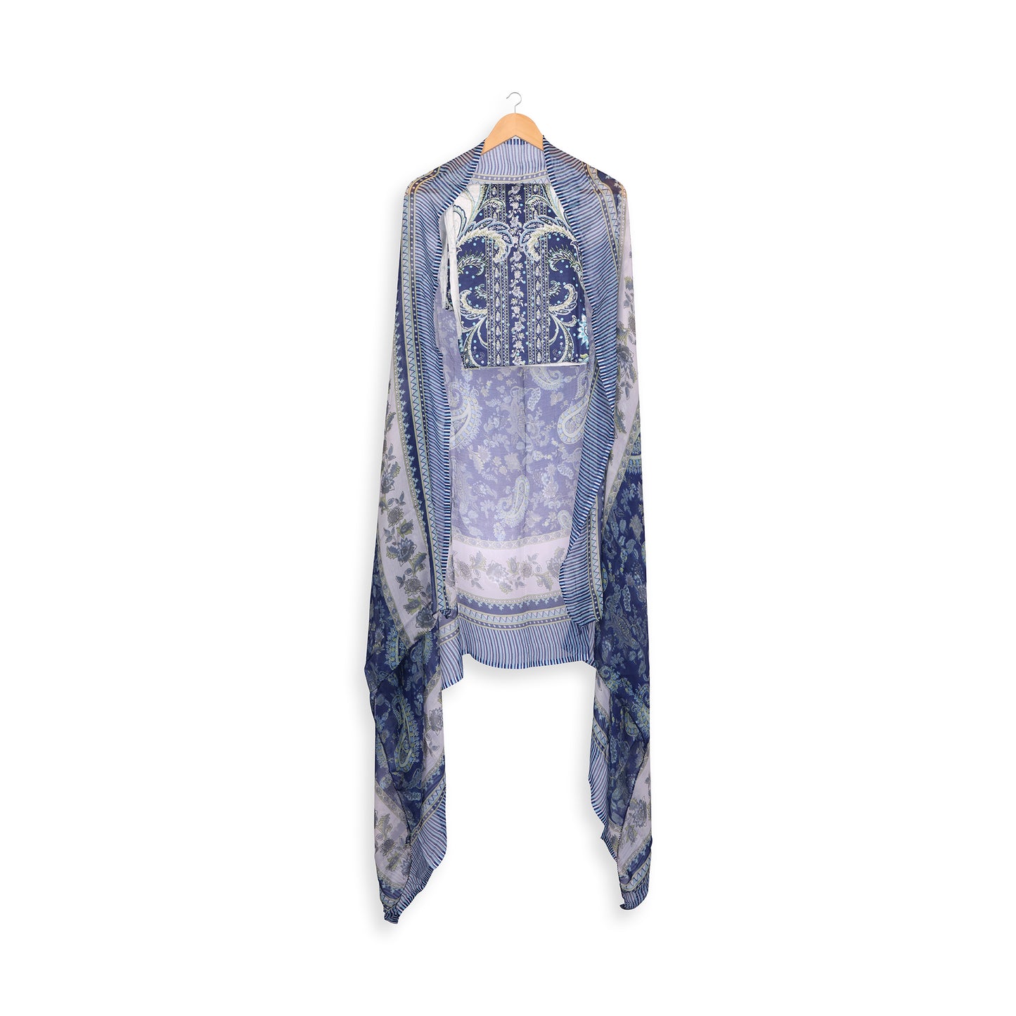 Aarohi Midnight Bloom Printed Cotton Suit Set