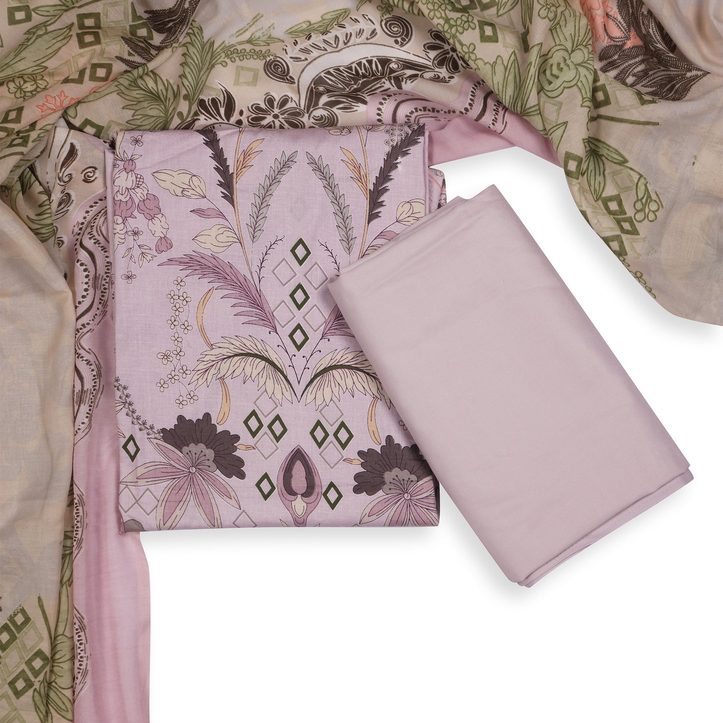 Elysian Bloom Unstitched Suit Set