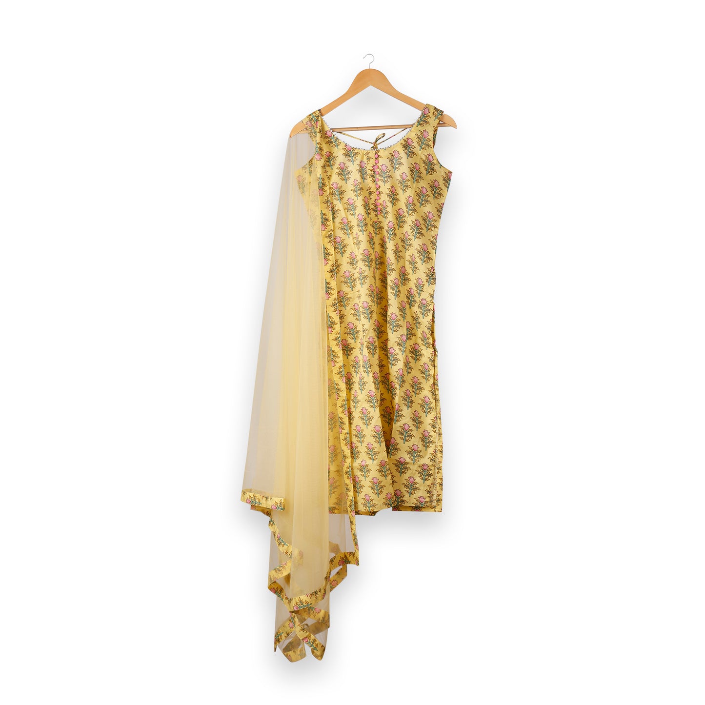 Amaltas Sunshine Sleeveless Suit Set