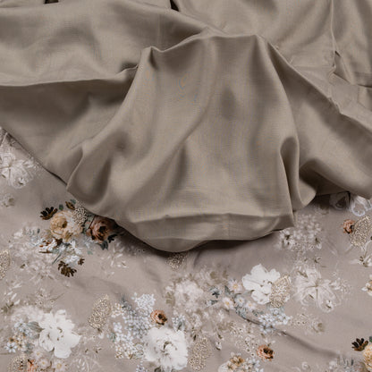 Elegant Floral Printed Designer Fabric Set