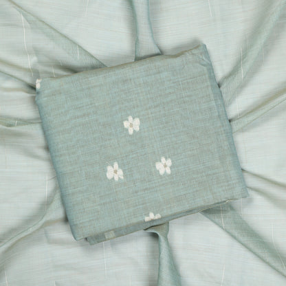 Pastel Serenity Handwoven Suit Set