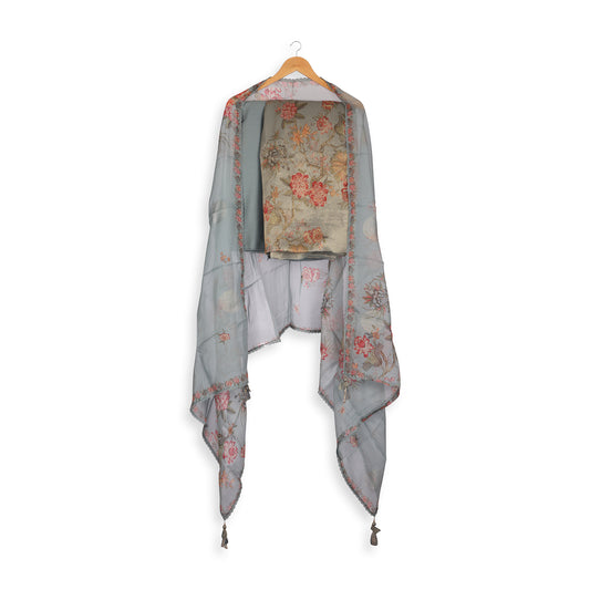 Nayab Misty Floral Unstitched Suit Set